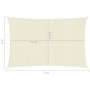 Cream HDPE sail awning 160 g/m² 4x5 m by , Umbrellas - Ref: Foro24-311188, Price: 48,27 €, Discount: %
