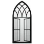 Espejo de jardín hierro negro para exterior 100x45 cm de , Espejos - Ref: Foro24-318362, Precio: 120,21 €, Descuento: %