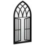 Espejo de jardín hierro negro para exterior 100x45 cm de , Espejos - Ref: Foro24-318362, Precio: 120,21 €, Descuento: %