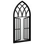 Espejo de jardín hierro negro para exterior 100x45 cm de , Espejos - Ref: Foro24-318362, Precio: 137,53 €, Descuento: %