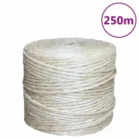 100% sisal rope 4 mm 250 m by , Ropes and metal cords - Ref: Foro24-155010, Price: 38,66 €, Discount: %