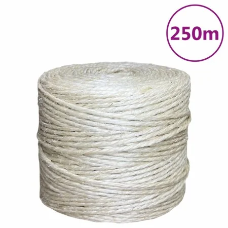 100 % Sisalseil 4 mm 250 m von , Seile und Metallschnüre - Ref: Foro24-155010, Preis: 38,62 €, Rabatt: %
