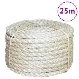 Cuerda 100% sisal 12 mm 25 m de , Sogas y cuerdas metálicas - Ref: Foro24-155027, Precio: 33,53 €, Descuento: %