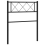 Kopfteil aus schwarzem Metall, 75 cm von , Kopf- und Fußteile - Ref: Foro24-372303, Preis: 20,73 €, Rabatt: %