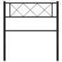 Kopfteil aus schwarzem Metall, 75 cm von , Kopf- und Fußteile - Ref: Foro24-372303, Preis: 20,73 €, Rabatt: %