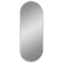 Espejo de pared ovalado plateado 50x20 cm de , Espejos - Ref: Foro24-348189, Precio: 19,58 €, Descuento: %