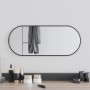 Black oval wall mirror 60x25 cm by , Mirrors - Ref: Foro24-348204, Price: 34,15 €, Discount: %