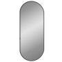 Black oval wall mirror 60x25 cm by , Mirrors - Ref: Foro24-348204, Price: 34,15 €, Discount: %
