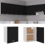 Schwarzer Küchenhängeschrank aus Holzwerkstoff, 50 x 31 x 60 cm von , Küchenschränke - Ref: Foro24-801261, Preis: 57,77 €, Ra...