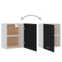 Schwarzer Küchenhängeschrank aus Holzwerkstoff, 50 x 31 x 60 cm von , Küchenschränke - Ref: Foro24-801261, Preis: 57,77 €, Ra...