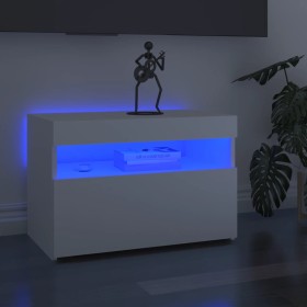 Mueble de TV con luces LED blanco 60x35x40 cm de , Muebles TV - Ref: Foro24-804409, Precio: 46,52 €, Descuento: %