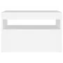 TV cabinet with white LED lights 60x35x40 cm by , TV Furniture - Ref: Foro24-804409, Price: 45,21 €, Discount: %