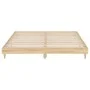 Sonoma oak engineered wood bed frame 140x200 cm by , Beds and slatted bases - Ref: Foro24-832040, Price: 118,57 €, Discount: %