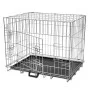 Metal folding dog crate M by vidaXL, Pet carriers and boxes - Ref: Foro24-170216, Price: 63,03 €, Discount: %