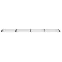 Marquesina puerta policarbonato negro y transparente 400x75 cm de , Toldos - Ref: Foro24-153597, Precio: 100,70 €, Descuento: %