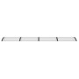 Schwarzes und transparentes Polycarbonat-Türvordach, 400 x 75 cm von , Markisen - Ref: Foro24-153597, Preis: 102,84 €, Rabatt: %