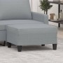 Fußstütze aus hellgrauem Stoff 70x55x41 cm von , Osmanen - Ref: Foro24-349347, Preis: 64,87 €, Rabatt: %