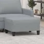 Reposapiés de tela gris claro 70x55x41 cm by , Ottomans - Ref: Foro24-349347, Price: 63,82 €, Discount: %
