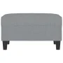 Reposapiés de tela gris claro 70x55x41 cm by , Ottomans - Ref: Foro24-349347, Price: 63,82 €, Discount: %