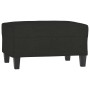 Fußstütze aus schwarzem Stoff 70x55x41 cm von , Osmanen - Ref: Foro24-349351, Preis: 66,76 €, Rabatt: %