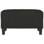 Reposapiés de tela negro 70x55x41 cm by , Ottomans - Ref: Foro24-349351, Price: 66,76 €, Discount: %