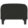 Reposapiés de tela negro 70x55x41 cm by , Ottomans - Ref: Foro24-349351, Price: 66,76 €, Discount: %