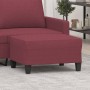 Reposapiés de tela rojo tinto 70x55x41 cm by , Ottomans - Ref: Foro24-349353, Price: 59,11 €, Discount: %