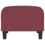 Reposapiés de tela rojo tinto 70x55x41 cm by , Ottomans - Ref: Foro24-349353, Price: 58,83 €, Discount: %