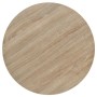 Bistro-Tisch aus MDF und Stahl, rund, 60x75 cm, Eiche-Farbe. von , Küchen- und Esstische - Ref: Foro24-245612, Preis: 100,55 ...