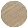 Bistro-Tisch aus MDF und Stahl, rund, 60x75 cm, Eiche-Farbe. von , Küchen- und Esstische - Ref: Foro24-245612, Preis: 100,20 ...