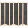 Biombo divisor de 6 paneles de tela gris 240x170x4 cm de , Divisores de ambientes - Ref: Foro24-248178, Precio: 76,98 €, Desc...