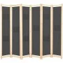Biombo divisor de 6 paneles de tela gris 240x170x4 cm de , Divisores de ambientes - Ref: Foro24-248178, Precio: 78,48 €, Desc...