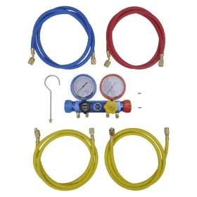 Four-way pressure gauge assembly for air conditioning by vidaXL, Calipers and micrometers - Ref: Foro24-141654, Price: 56,92 ...