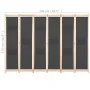 Sechsflügeliger Raumteiler aus grauem Stoff, 240x170x4 cm. von , Raumteiler - Ref: Foro24-248178, Preis: 79,82 €, Rabatt: %