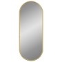 Espejo de pared ovalado dorado 50x20 cm by , Mirrors - Ref: Foro24-348196, Price: 28,39 €, Discount: %
