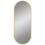 Espejo de pared ovalado dorado 50x20 cm de , Espejos - Ref: Foro24-348196, Precio: 27,78 €, Descuento: %