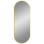 Espejo de pared ovalado dorado 50x20 cm by , Mirrors - Ref: Foro24-348196, Price: 28,39 €, Discount: %