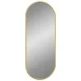 Espejo de pared ovalado dorado 50x20 cm de , Espejos - Ref: Foro24-348196, Precio: 27,78 €, Descuento: %