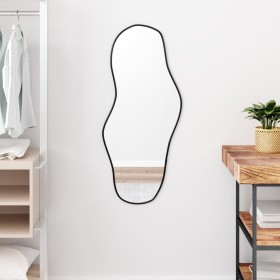 Espejo de pared negro 90x40 cm by , Mirrors - Ref: Foro24-348267, Price: 56,68 €, Discount: %