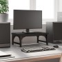 Unterstützung für Bildschirm aus schwarzem Ingenieurholz 37x23x14 cm von , Computersockel und -erhöhungen - Ref: Foro24-83399...