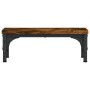 Holz-Bildschirmständer, Eichen-Ingenieurwesen, geräuchert, 37x23x14 cm. von , Computersockel und -erhöhungen - Ref: Foro24-83...