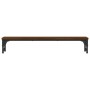 Soporte de pantalla madera ingeniería marrón roble 85x23x15,5cm by , Computer bases and risers - Ref: Foro24-834009, Price: 2...