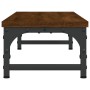 Soporte de pantalla madera ingeniería marrón roble 85x23x15,5cm by , Computer bases and risers - Ref: Foro24-834009, Price: 2...
