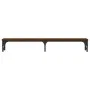 Soporte pantalla madera ingeniería marrón roble 105x23x15,5 cm by , Computer bases and risers - Ref: Foro24-834014, Price: 30...