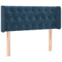Cabecero de terciopelo azul oscuro 103x16x78/88 cm de , Cabeceros y pies de cama - Ref: Foro24-3119150, Precio: 70,29 €, Desc...