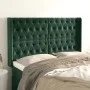Kopfteil mit dunkelgrünen Samtohren 163x16x118/128cm von , Kopf- und Fußteile - Ref: Foro24-3119973, Preis: 162,19 €, Rabatt: %