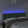 Dunkelgraues Samtkopfteil mit LED 160x7x78/88 cm von , Kopf- und Fußteile - Ref: Foro24-3122005, Preis: 83,51 €, Rabatt: %