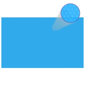 Cubierta para piscina rectangular 260x160 cm PE azul
