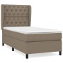 Boxspringbett mit taupegrauer Stoffmatratze 80x200 cm von , Betten und Lattenroste - Ref: Foro24-3128161, Preis: 380,57 €, Ra...
