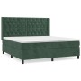 Boxspringbett mit dunkelgrüner Samtmatratze 160x200 cm von , Betten und Lattenroste - Ref: Foro24-3132870, Preis: 640,59 €, R...